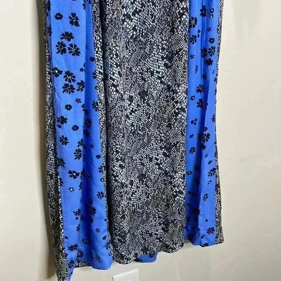 Free People Blue Tiger Lily Long Sleeve Maxi Dress - Picture 9 of 13